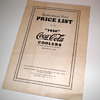 1930 Coca-Cola Glascock Coolers Replacement Parts Price List