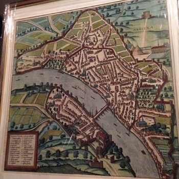 400 hundred year old map by Karl mohler - Paper