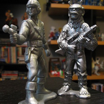 Vintage Tim Mee Galaxy Laser Team 5" Figures