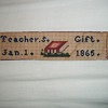 Needlework bookmark 1865