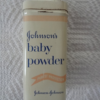Johnson & Johnson Baby Powder Tin - Advertising