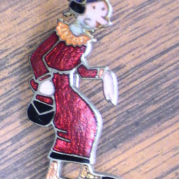 Mom's Olive Oyl pin.