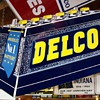 Delco battery sign