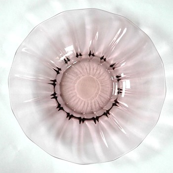 large MULLER FRERES LUNEVILE centerpiece - Art Glass