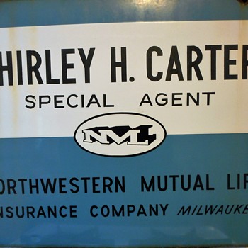 Double Sided Porcelain Sign...Salvage - Signs