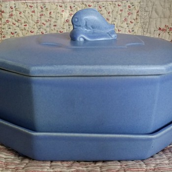 Unsigned 3 Piece Dolphin Pottery Coors? - Art Pottery