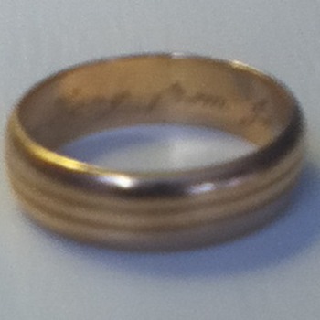14K Gold Engraved Wedding Band - Fine Jewelry