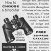 1954 - Bausch & Lomb Binoculars Advertisements