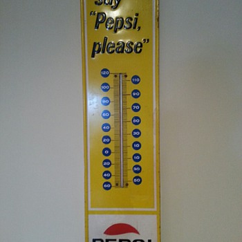 Pepsi thermometer 1965