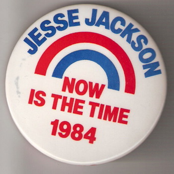Jesse Jackson Campaign Button 1984 Election