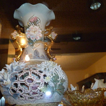Vintage Capodimonte Vase - China and Dinnerware