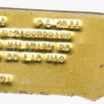 Civilian Employee Dog Tags - Military and Wartime