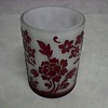 FLORAL CAMEO GLASS VASE