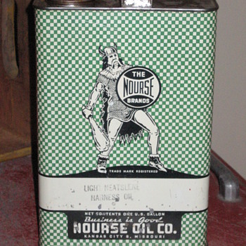 Nourse Brand Oil Can