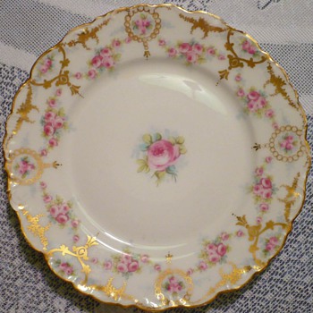 Bawo Dotter Plate Marked Elite Works/Elite Limoge