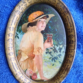 1916 Elaine Coca-Cola Tip Tray - Coca-Cola