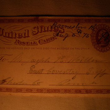1875 post card