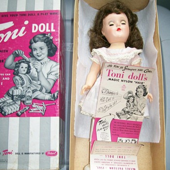 Toni Doll by Ideal Co. Taught young girls to fix hair do's  - Dolls