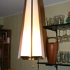 Danish modern swag lamp
