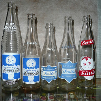 Smile Soda Pop Bottles - Bottles