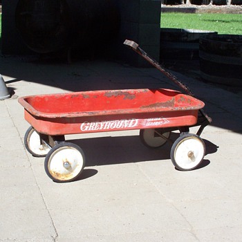 1950's Greyhound (lifetime Bearings) Lil Red Wagon