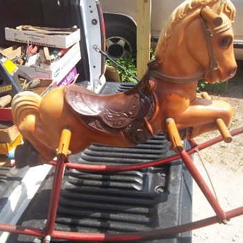   VINTAGE ROCKING HORSE