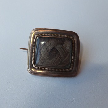 Georgian Mourning Brooch - George, Age 42
