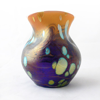 Lötz neurot Cytisus vase, ca. 1902 - Art Glass
