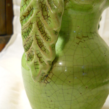 GREEN CERAMIC VASE - Art Pottery