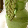 GREEN CERAMIC VASE