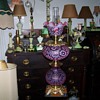 Fenton Fern and Daisy Lamp