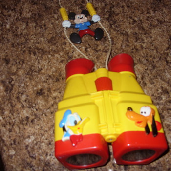 vintage mickey donald and pluto binoculars