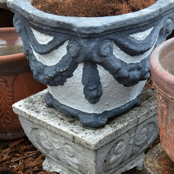 Old Cement Planters