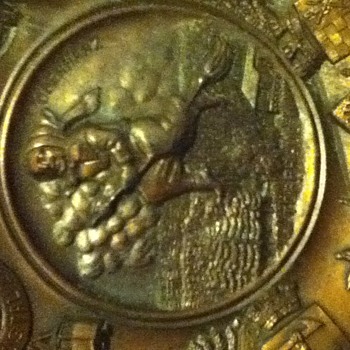 German Ceramic Plate (Geschm Gesch)