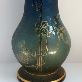 Rare.. Josef Riedel Cameo Glass Vase c1898 - Art Glass