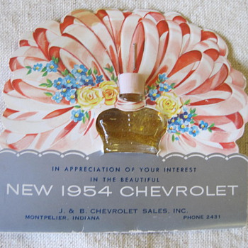 Chevrolet give-a-way stuff - Advertising