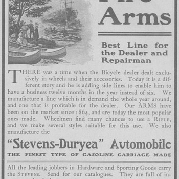 1902 Stevens Fire Arms Advertisement