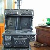 Ayner's Wood Burning Stove Lamp (Electric)