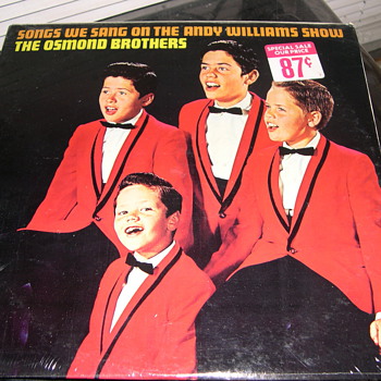 THE OSMOND BROTHERS SONGS WE SANG ON THE ANDY WILLIAMS SHOW E-4146