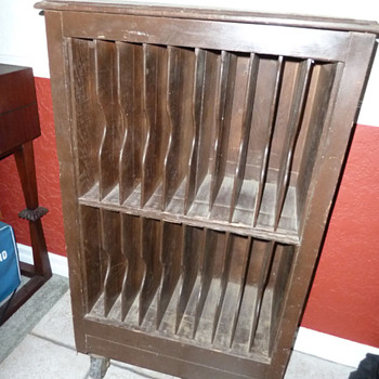 Upright Rolling Shelf with Slats Filing Cabinet? - Furniture