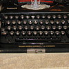 German Triumph Werke Nurnberg typewriter with Rune key