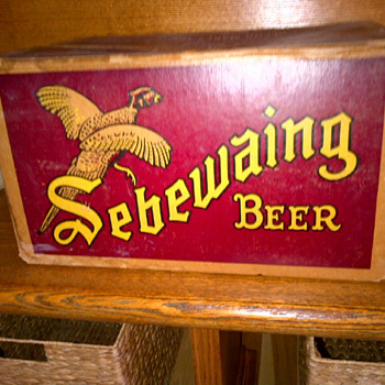 vintage Sebewaing Beer case - Breweriana