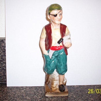 Vintage Pirate Decanter - Breweriana