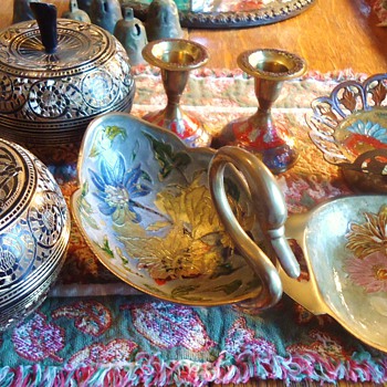 Brass apples!  and other items,  I do not know why I do this?!  $6.99 but shipping was $14.05