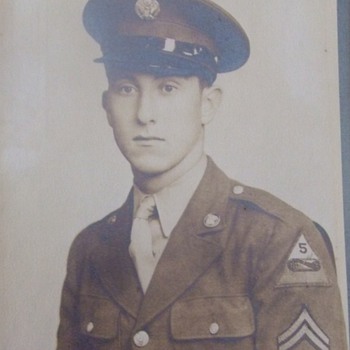 5th Armored Division soldier from WW2 - Photographs