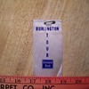Burlington Railroad ribbon