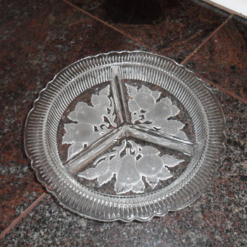 EAPG divided dish from Grandma....info? - Glassware