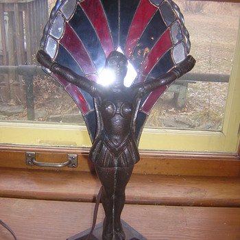 1920's Vamp Night Light - Art Deco