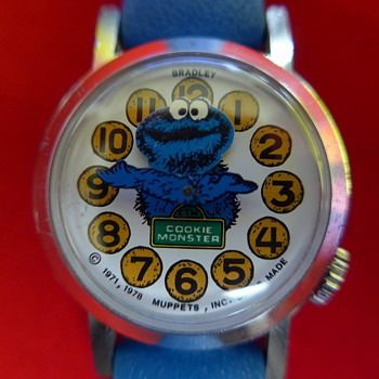 Circa 1980 Cookie Monster (animated head) Wristwatch - Wristwatches