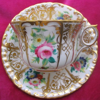 GIESSHUBEL CUP AND SAUCER